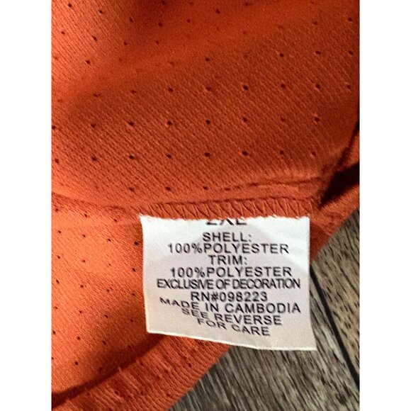 MAGELLAN MENS OUTDOOR SHIRT ROLL TAB SLEEVE 2XL FISHING GEAR BURNT ORANGE - Picture 10 of 11